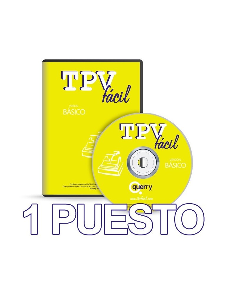 TPVFÁCIL BÁSICO, 1 puesto