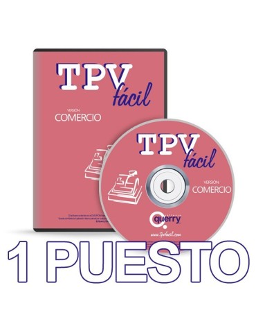Software TPV | Comercio | Licencia 1 puesto para negocios