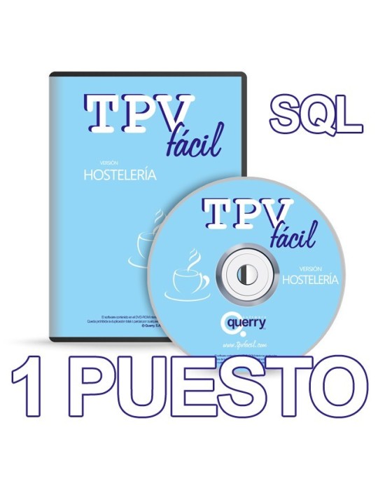 Software TPV | Hostelería SQL | Licencia 1 puesto para restaurantes