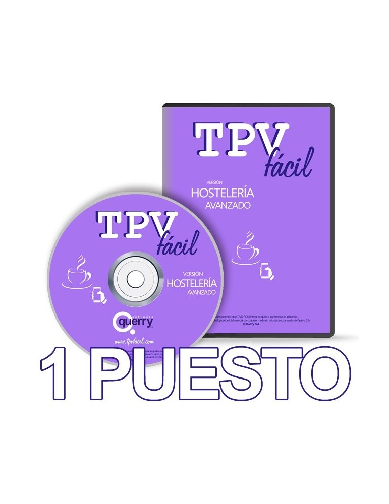 Software TPV | Hostelería AVA | Licencia 1 puesto para restaurantes