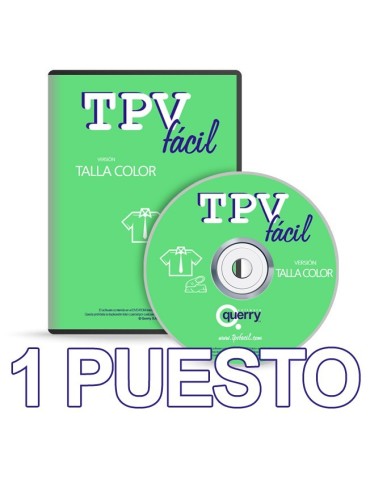 Software TPV | Talla Color | Licencia 1 puesto para...
