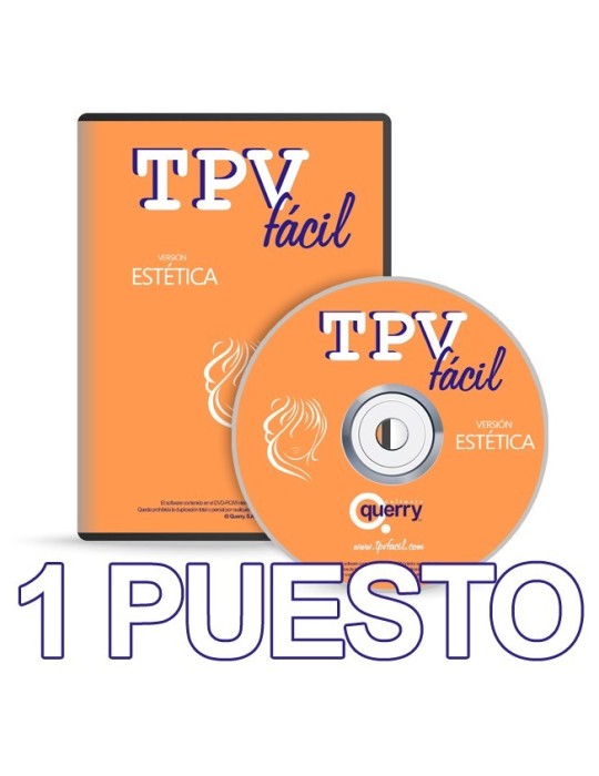 TPVFÁCIL ESTÉTICA, 1 puesto